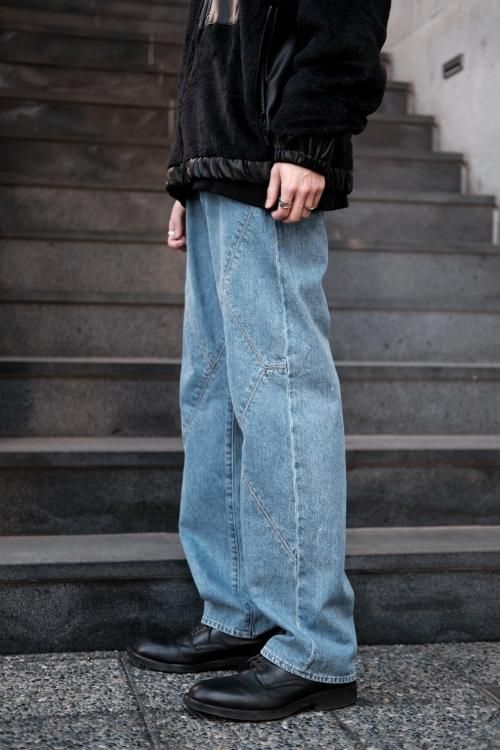 JieDa [ジエダ] SWITCHING PANEL DENIM PANTS ＜スイッチングパネル ...