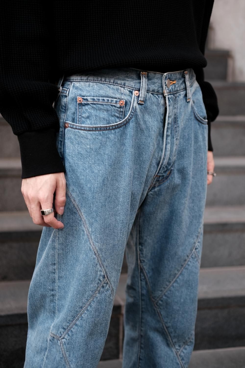 ニッサン・638 JieDa SWITCHING OVER DENIM PANTS サイズ1 - 通販