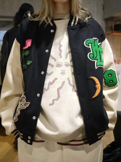 JieDa × SKOOKUM [ジエダ×スクーカム] PATCH STADIUM JACKET ...