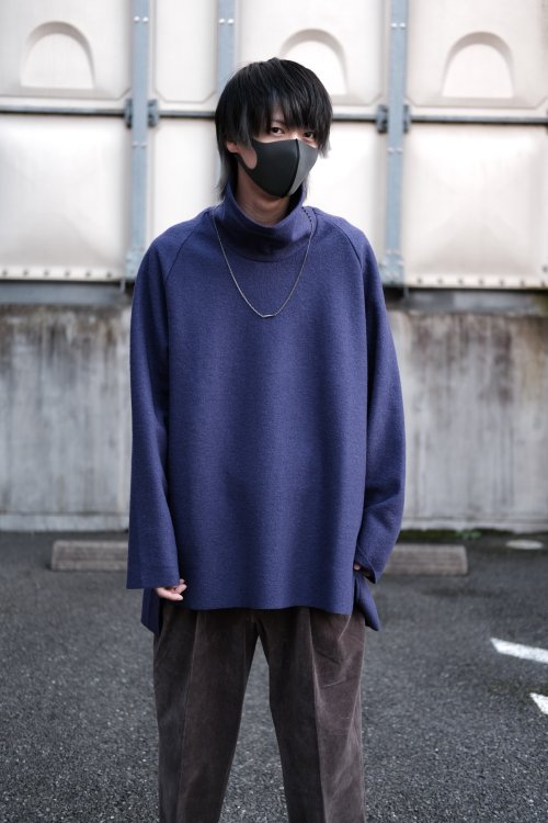 VOAAOV [ヴォアーブ] WOOL HI-NECK PULLOVER KNIT ＜ウールハイネック