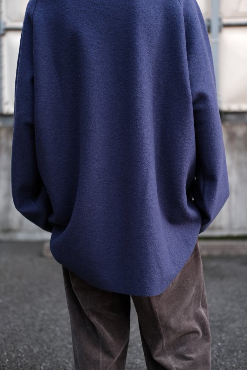 VOAAOV [ヴォアーブ] WOOL HI-NECK PULLOVER KNIT ＜ウールハイネックプルオーバーニット＞ VOHN-I93  2022AW/秋冬 パープルブルー