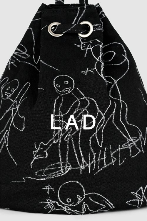 LAD MUSICIAN [ラッドミュージシャン] DIFFERENT MINI DRAWSTRING BAG