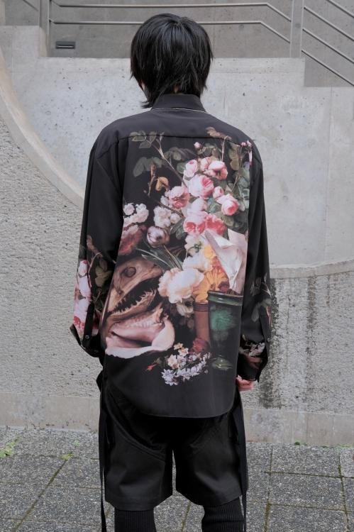 新品 LAD MUSICIAN 19aw FLOWER BIG SHIRT 42花柄