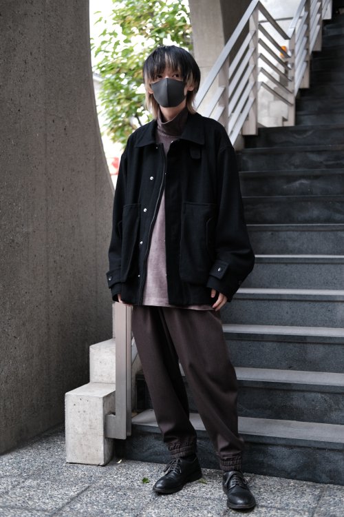 VOAAOV [ヴォアーブ] BISHU WOOL BIG POKET BLOUSON ＜尾州ウール