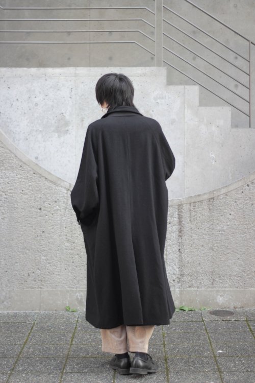 VOAAOV [ヴォアーブ] WOOL BEAVER STAND COLLAR LONG COAT ＜ウール 