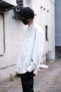 <img class='new_mark_img1' src='https://img.shop-pro.jp/img/new/icons2.gif' style='border:none;display:inline;margin:0px;padding:0px;width:auto;' />JieDa [ジエダ] OVERSIZED SHIRT L/S ＜ベーシックワイドシャツ＞ Jie-23S-SH10-A 2023SS オフホワイト