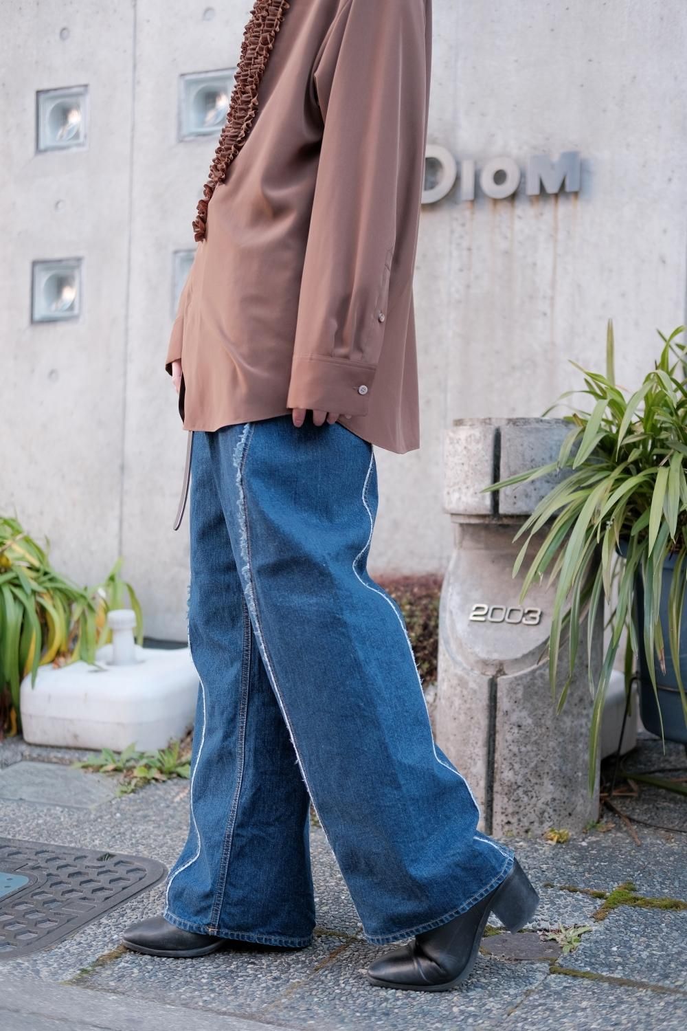 jieda LOOSE FIT JEANS ジエダ デニム サイズ1 23ss | monsterdog.com.br