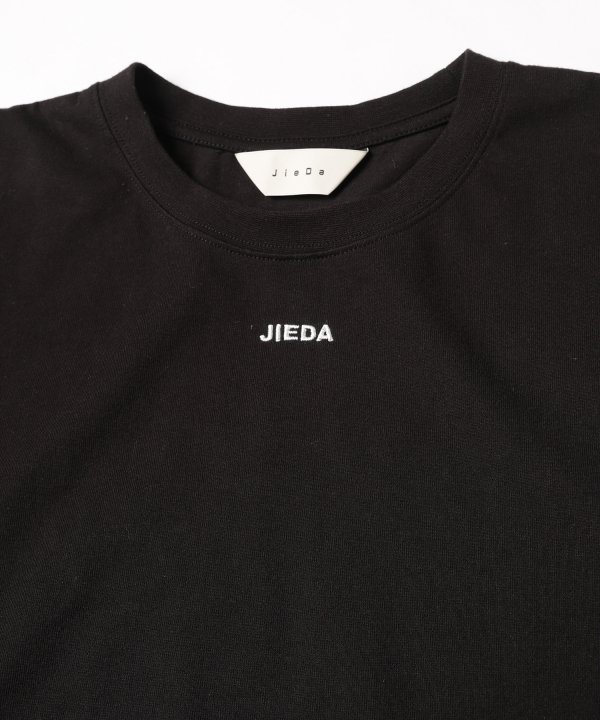 JieDa [ジエダ] EMBROIDERY OVERSIZED TEE ＜刺繍ロゴワイドTシャツ ...