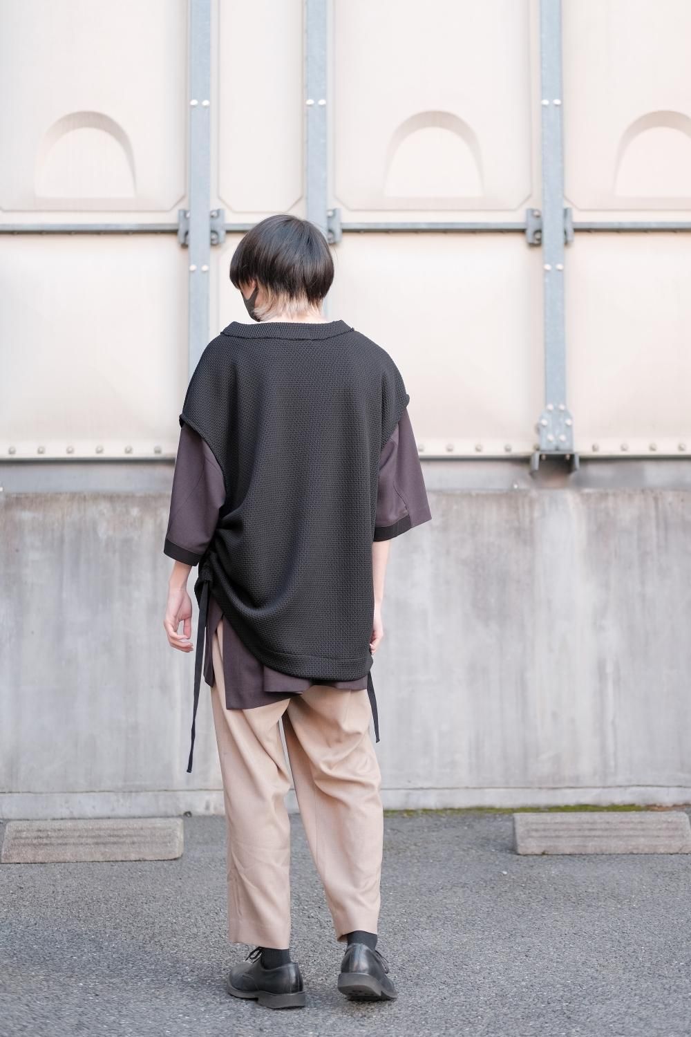 VOAAOVヴォアーブHoney Comb Quarter Gauge Vest VOAAOV [ヴォアーブ] Honey Comb Quarter Gauge Vest ＜ガーゼベスト