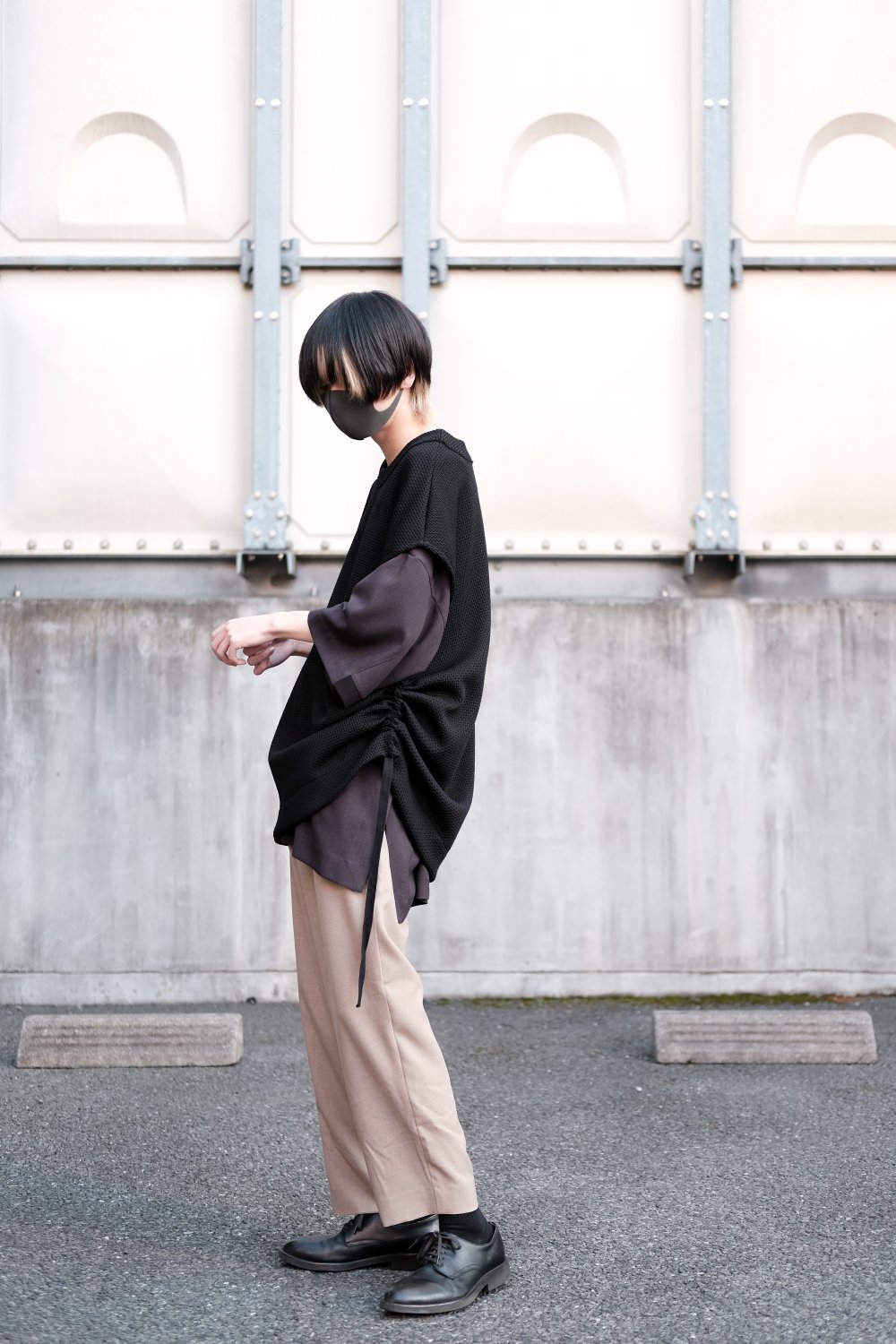 VOAAOV [ヴォアーブ] Gaberdine Semi Sarouel Pants ＜ギャバジンセミ