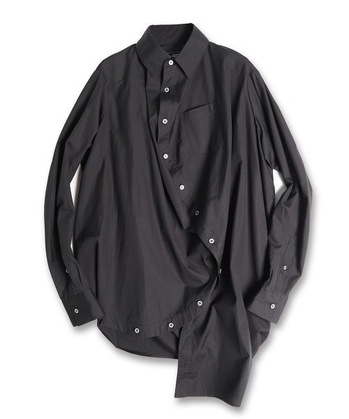 ANREALAGE [アンリアレイジ] BALL SHIRT＜ボールシャツ＞ AST2203 BLACK