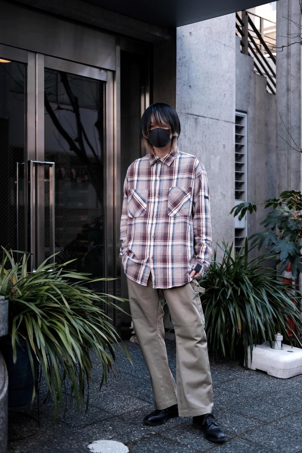 N.HOOLYWOOD COMPILE × BIG MAC [エヌハリウッドコンパイル×ビッグマック] CHECK SHIRTS ＜チェックシャツ＞  2231-SH30-021 23SS/春夏 ブラウン