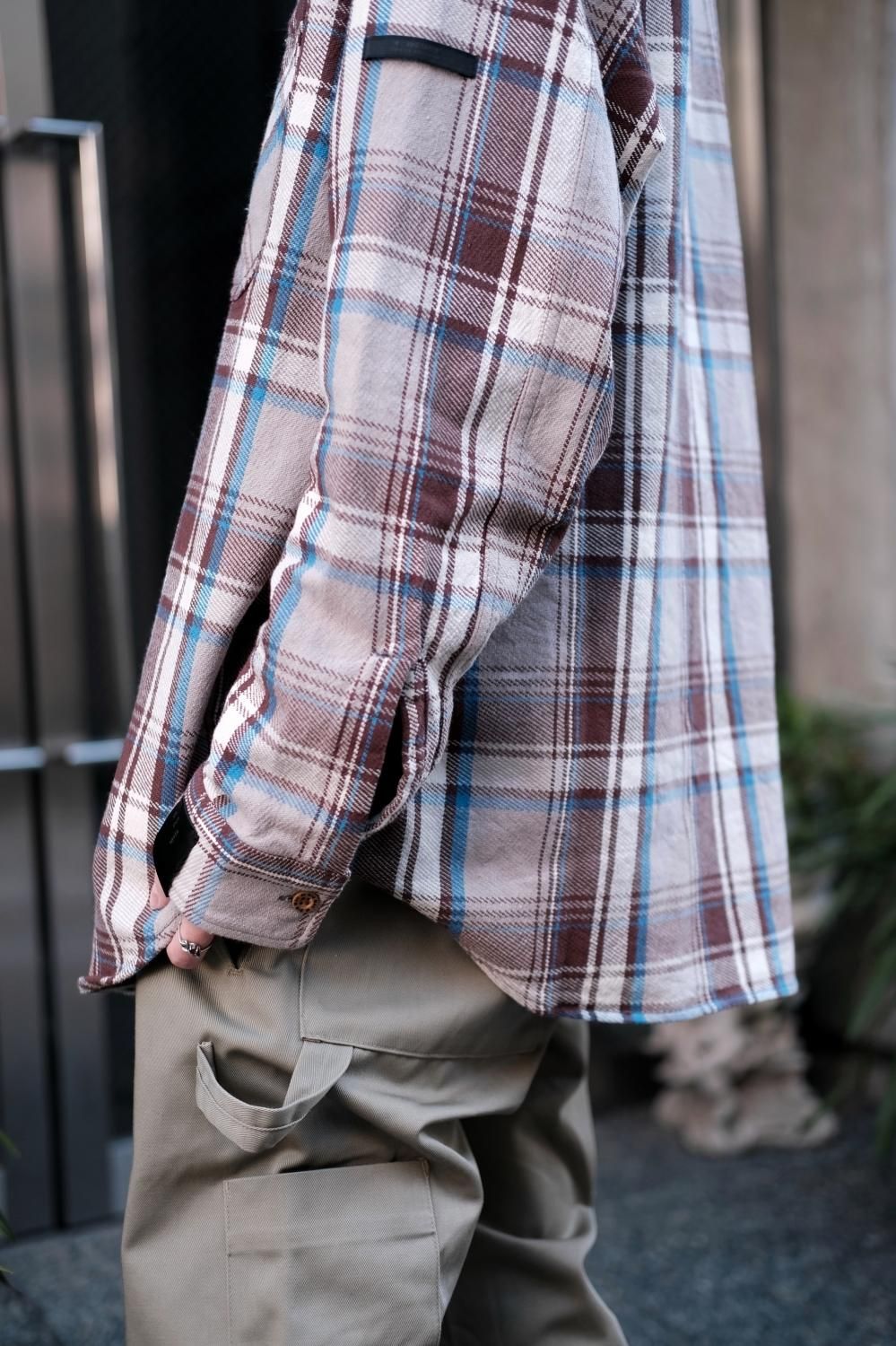 N.HOOLYWOOD CHECK SHIRT JACKET Sサイズ