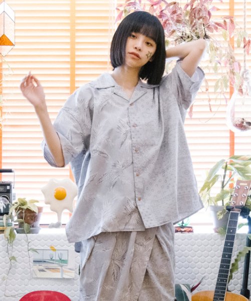 STOF [ストフ] Resort relax shirt ＜リゾートリラックスシャツ