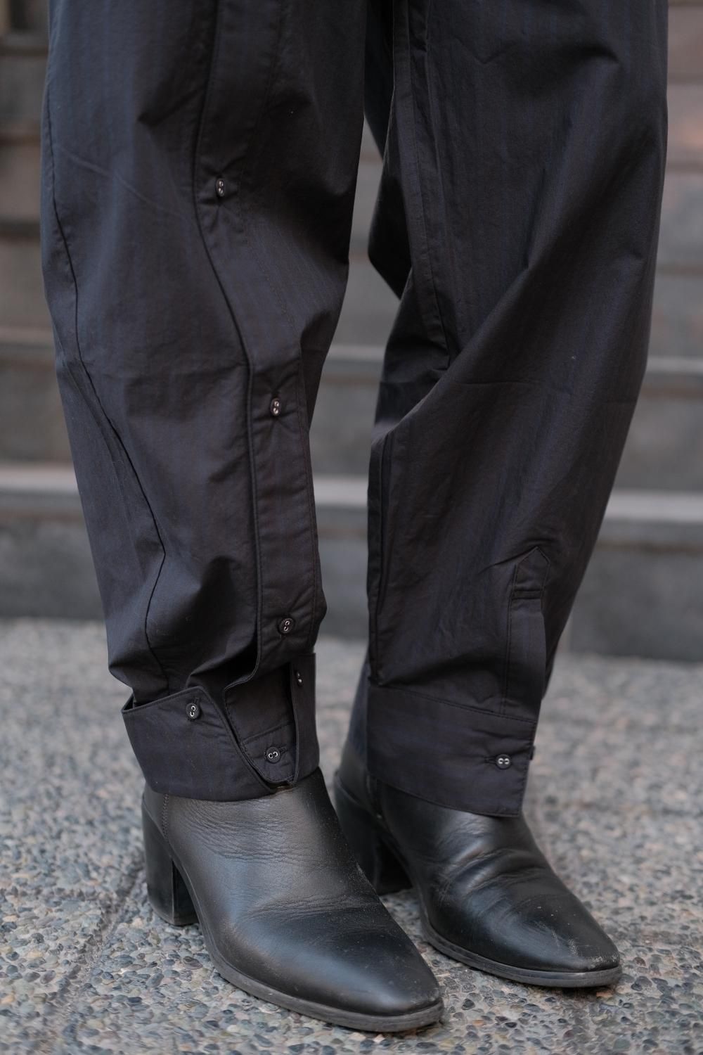 STOF [ストフ] Shirts wide pants ＜シャツワイドパンツ