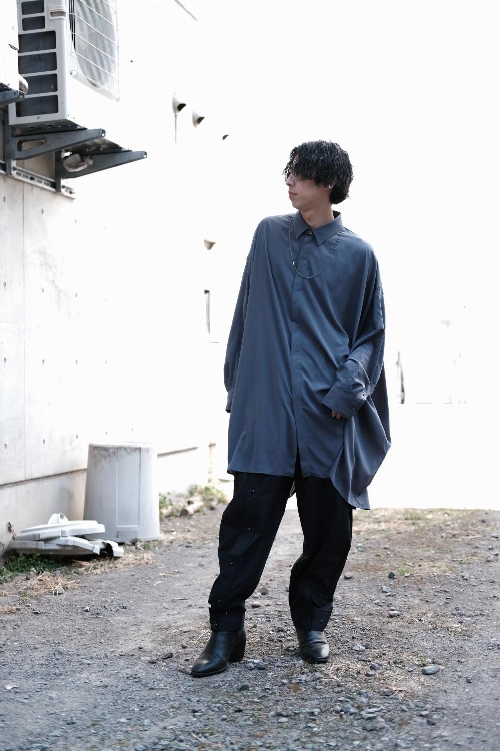 STOF [ストフ] Shirts wide pants ＜シャツワイドパンツ