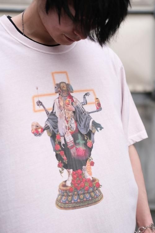 STOF [ストフ] GODS PIGMENT TEE ＜ゴッドピグメントTシャツ＞ SF23SS-24A 2023春夏 2色展開