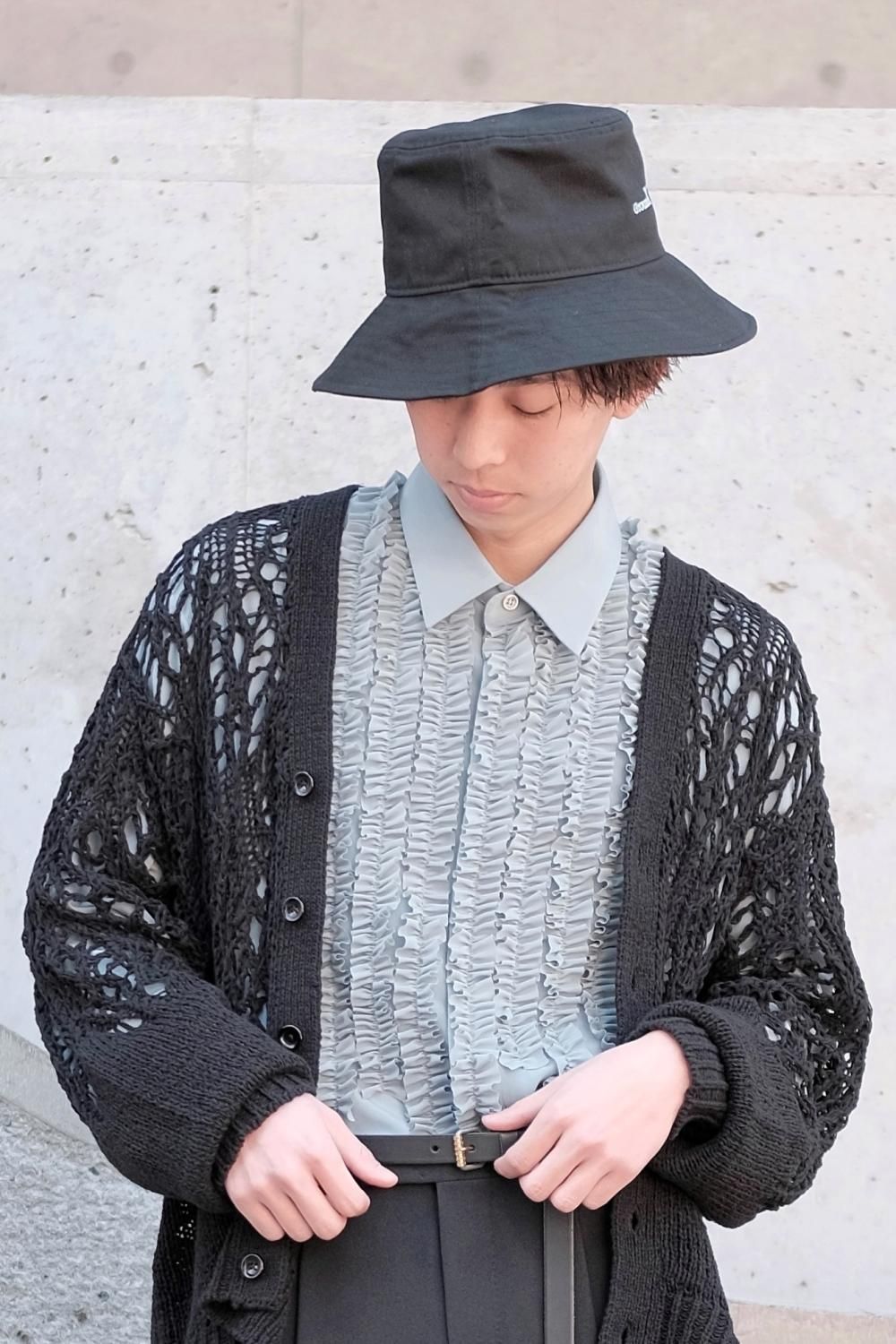 LAD MUSICIAN [ラッドミュージシャン] TAPE YARN LACE KNIT CARDIGAN ...