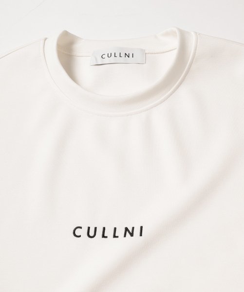 CULLNI [クルニ] Logo Embroidery Tee ＜ロゴ刺繍Tシャツ＞ 23-SS-009