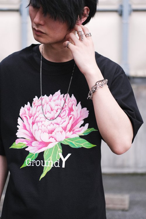 Ground Y [グラウンドワイ] Flower Print Tee Shirts ＜フラワーT