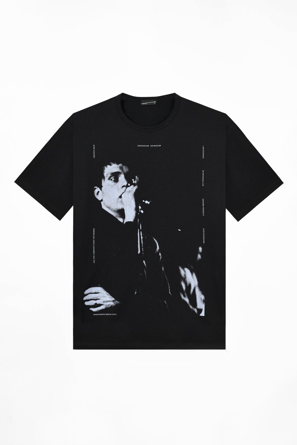 LAD MUSICIAN × MARTIN O'NEILL [ラッドミュージシャン×マーティンオニール] JOY DIVISION BIG  T-SHIRT ＜ジョイディヴィジョンビッグTシャツ＞ 2323-805 ブラック