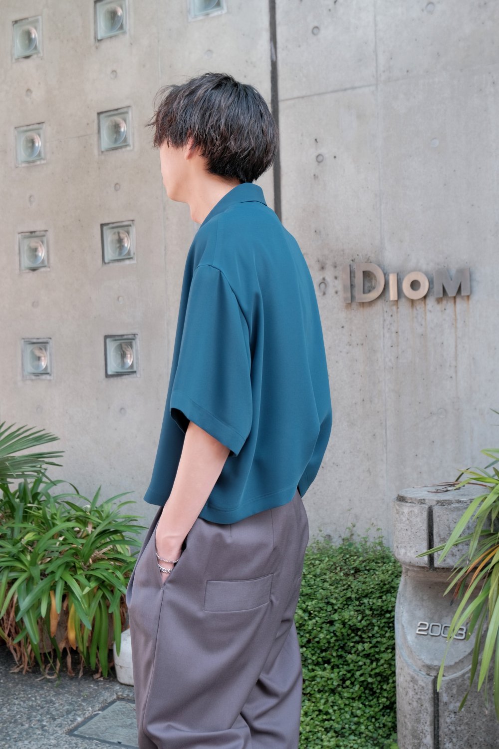 CULLNI [クルニ] Layered Front Short Sleeve Shirt ＜レイヤード 