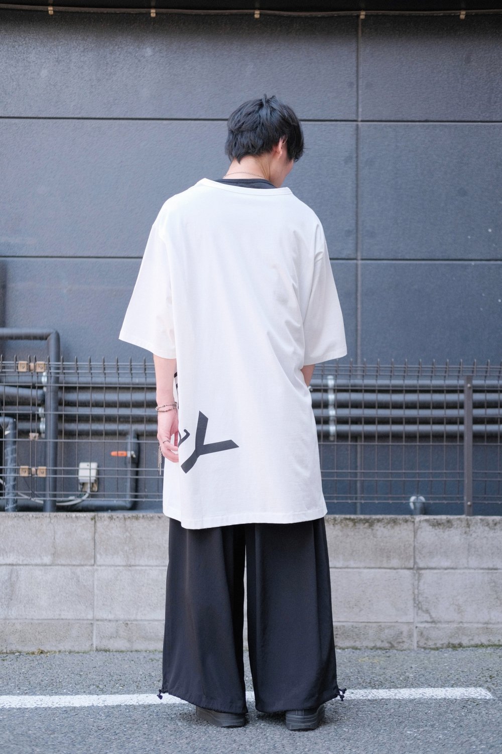 Ground Y [グラウンドワイ] Vintage Decyne Easy Balloon Pants ＜ヴィンテージデシンバルーンパンツ＞  GA-P24-500 BLACK