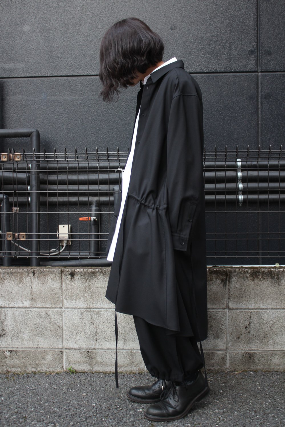 Ground Y [グラウンドワイ] WOOL POLYESTER GABARDINE BALLOON PANTS