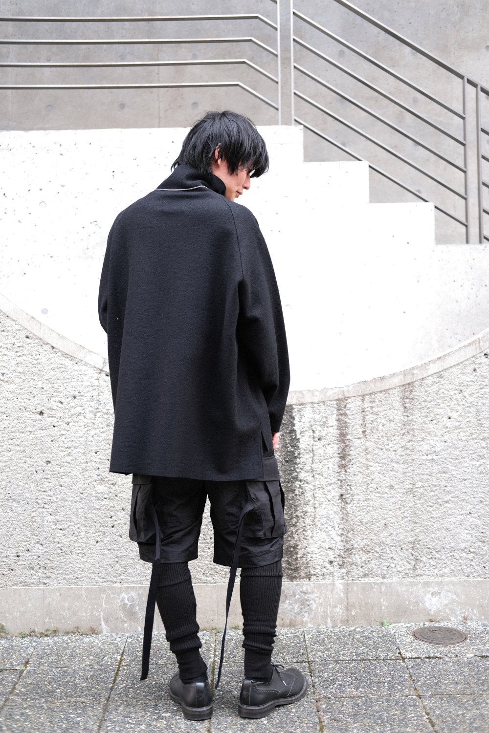 VOAAOV [ヴォアーブ] WOOL RING JERSEY HI-NECK PULLOVER