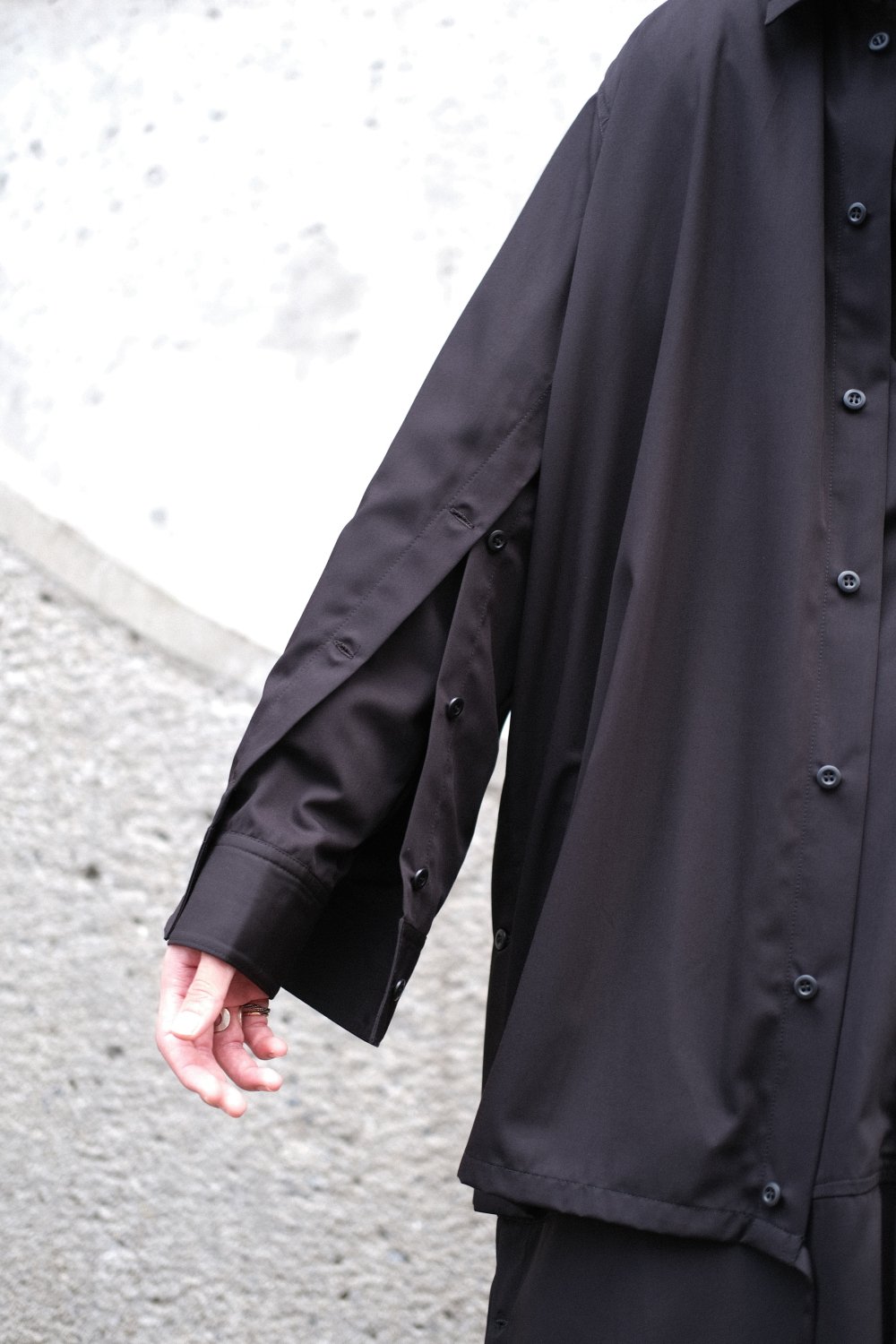 WIZZARD [ウィザード] LAYERED SHIRTS COAT ＜レイヤードシャツコート