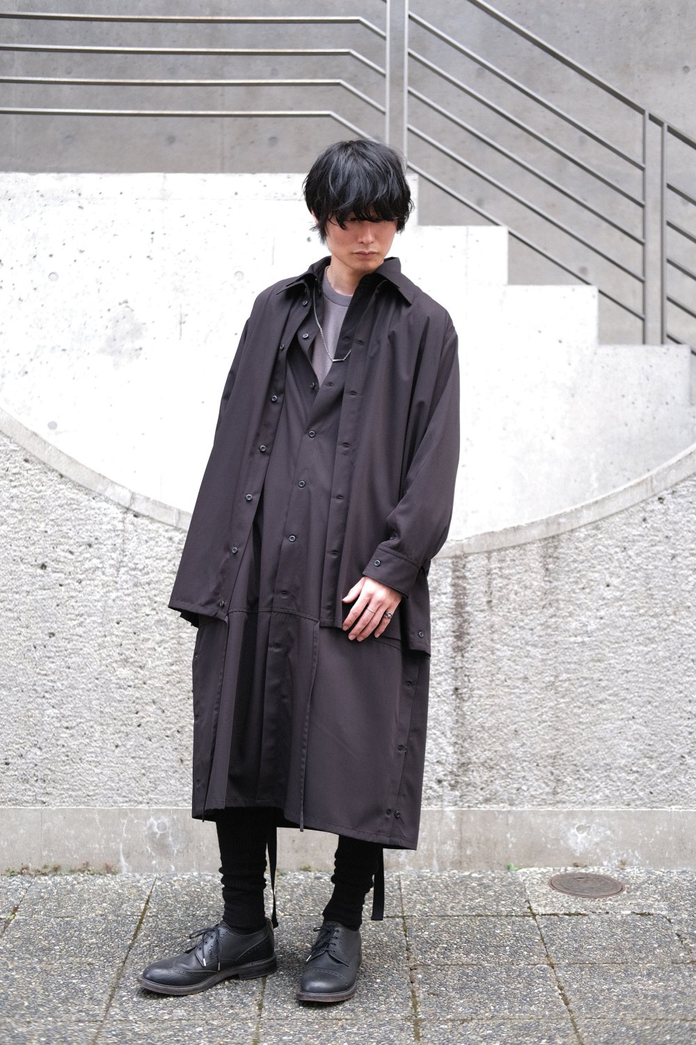 WIZZARD [ウィザード] LAYERED SHIRTS COAT ＜レイヤードシャツコート