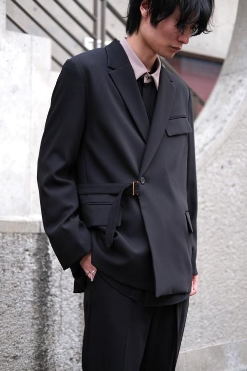 CULLNI [クルニ] Double Satin Tie Locken Jacket ＜ダブルサテンタイ ...