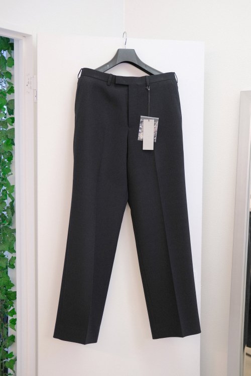 LAD MUSICIAN [ラッドミュージシャン] ESTER SERGE STRAIGHT SLACKS PANTS  ＜エステルサージストレートスラックスパンツ＞ 2223-552 2023AW ブラック