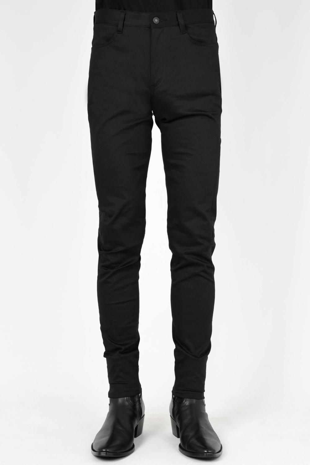 LAD MUSICIAN [ラッドミュージシャン] STRETCH CHINO SKINNY PANTS ＜ストレッチチノスキニーパンツ＞  2223-502 ブラック