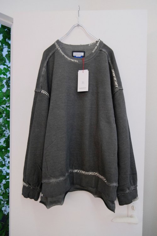 MAISON SPECIAL [メゾンスペシャル] Embroidery Over-Dye Sweat ＜エン