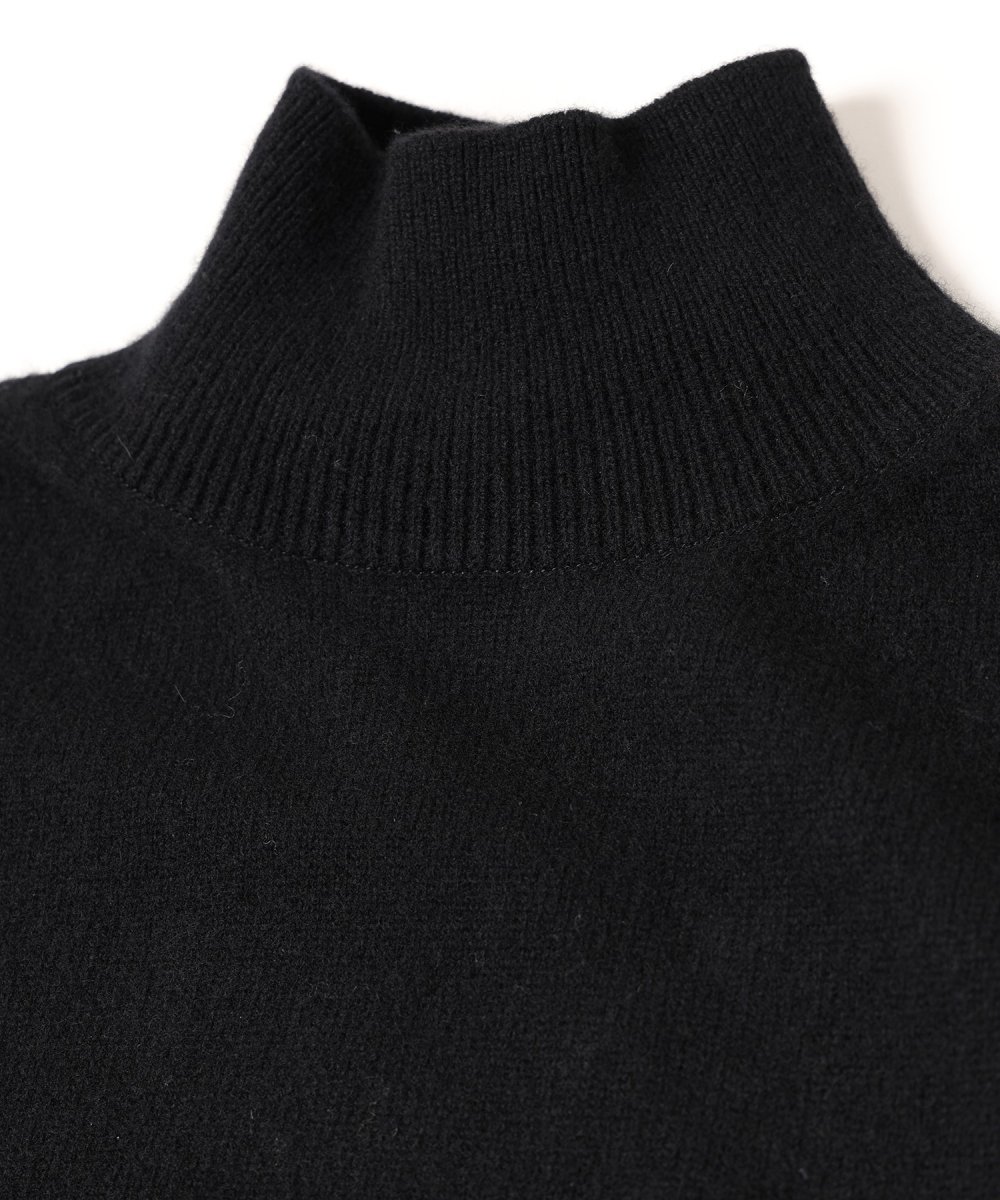 CULLNI [クルニ] Wool Cashmere High Neck Nosleeve Knit ＜ウール ...