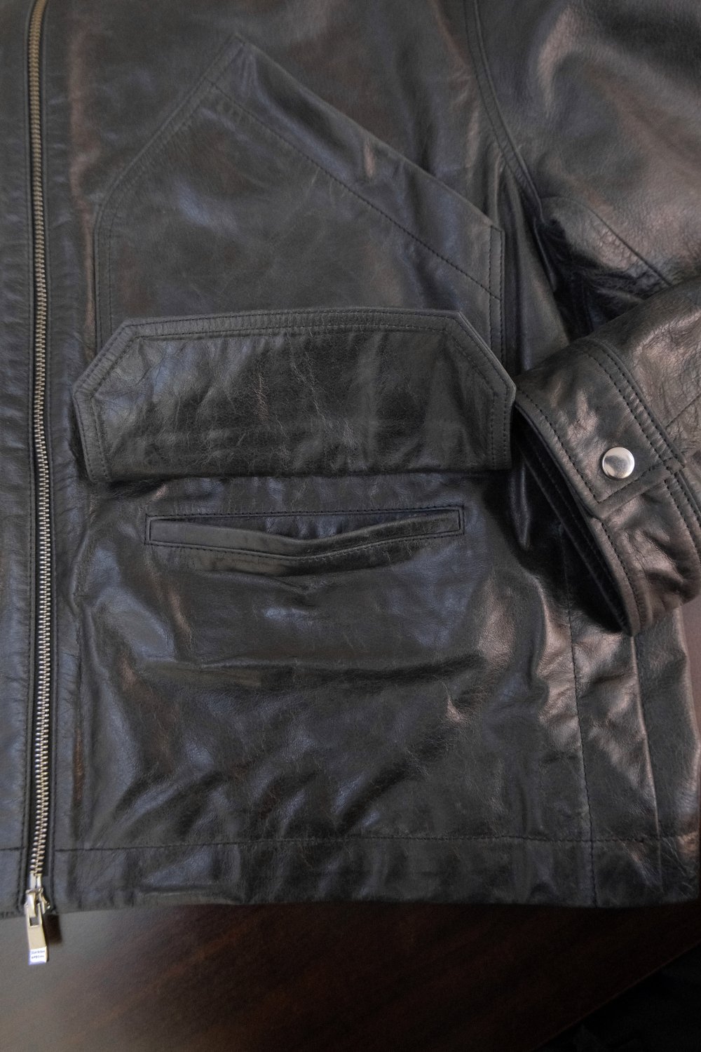 MAISON SPECIAL [メゾンスペシャル] Buffalo Leather Single Riders Jacket ＜バッファローレザー シングルライダースジャケット＞ 11232211209 2023AW ブラック