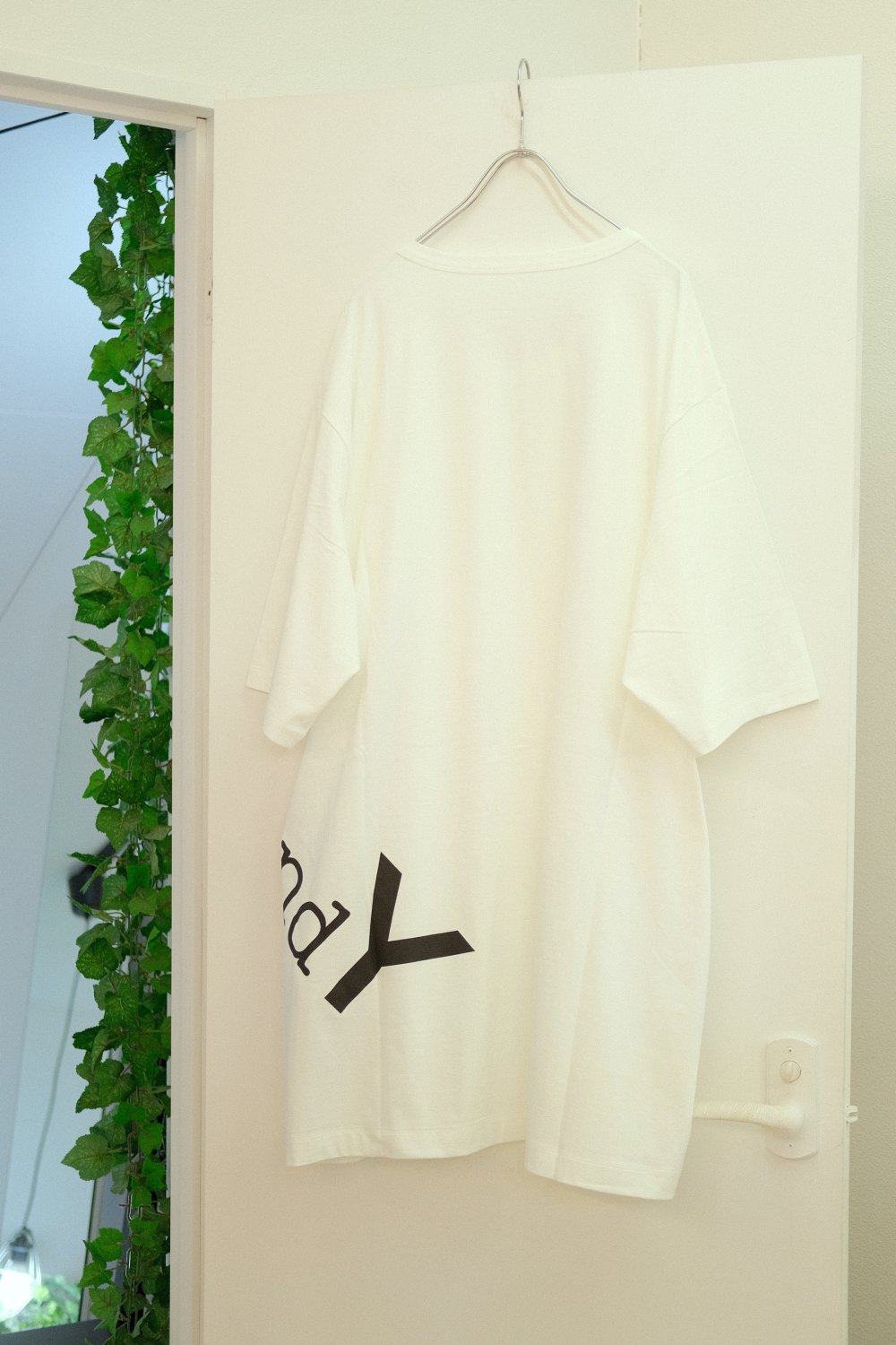 Ground Y COTTON JERSEY GROUND Y LOGO JUMBO T-SHIRT | ビッグ