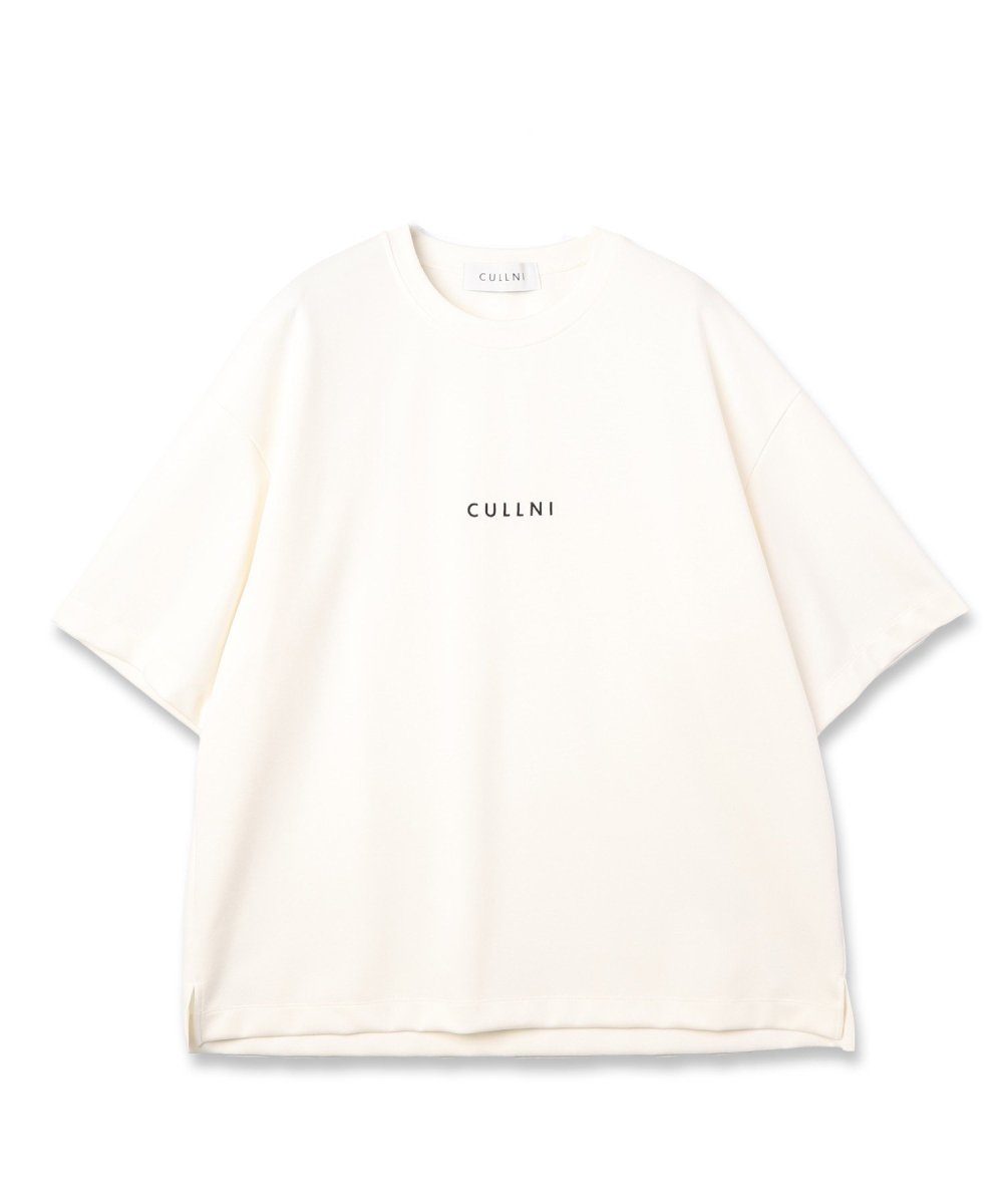 CULLNI [クルニ] Logo Embroidery Pullover ＜刺繍ロゴTシャツ 