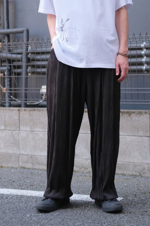 glamb [グラム] Willow Crepe Pants＜ウィロークレープパンツ＞ GB0224/P16 24SUMMER BLACK