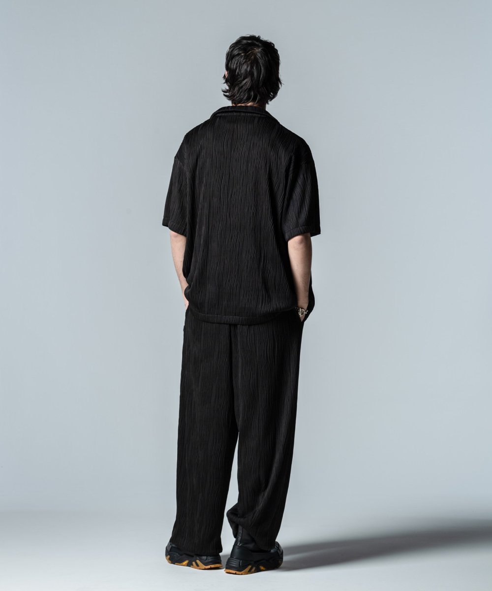 glamb [グラム] Willow Crepe Pants＜ウィロークレープパンツ＞ GB0224/P16 24SUMMER BLACK