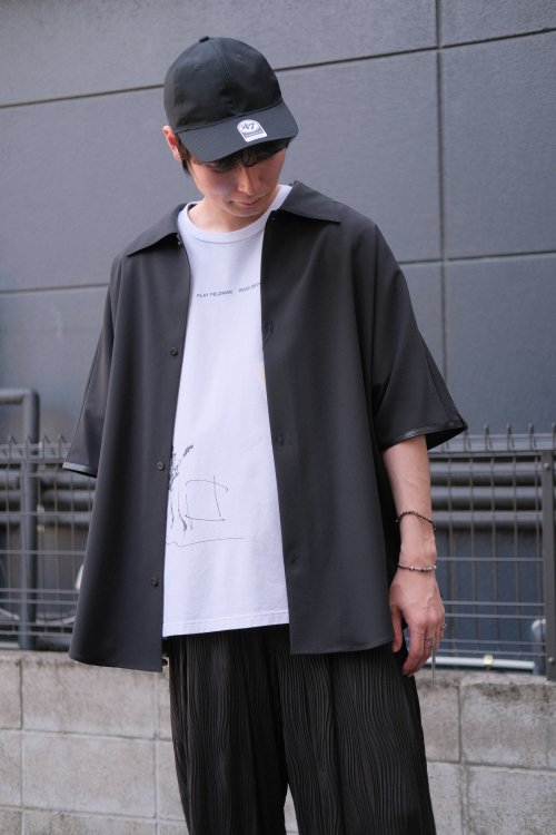 N.HOOLYWOOD [エヌハリウッド] HALF SLEEVE BIG SHIRT＜ハーフスリーブビッグシャツ＞ 2241-SH50-006  BLACK