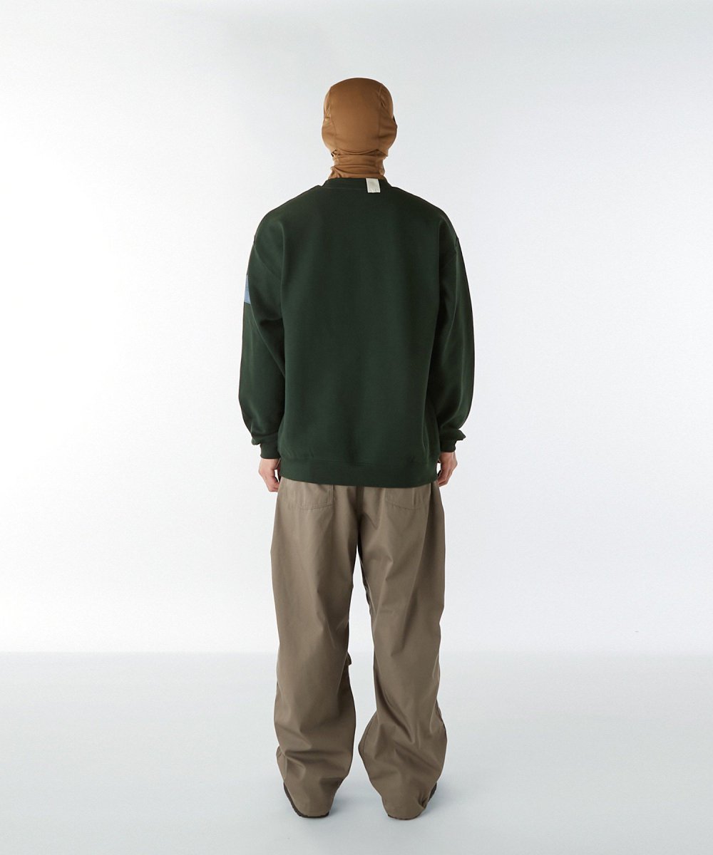 N.HOOLYWOOD [エヌハリウッド] TPES CREWNECK SWEARTSHIRT＜クルーネックスウェット＞ 9242-CS81  pieces 2024AW 3色展開(GREEN/NAVY/BLACK)