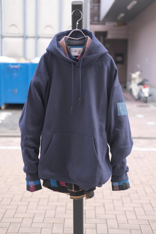 N.HOOLYWOOD [エヌハリウッド] TPES HOODED SWEATSHIRT＜スウェットパーカー＞ 9242-CS80 pieces  2024AW 2色展開(GREEN/NAVY)