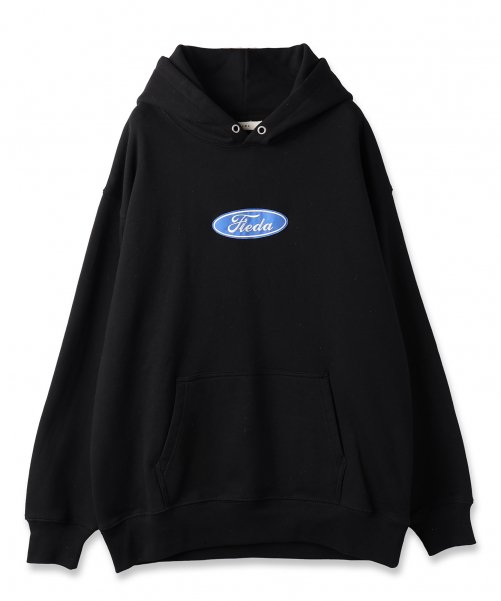 JieDa [ジエダ] CAR FONT HOODIE＜カーフォントスウェットパーカー＞ Jie-24W-CT12 2024AW BLACK