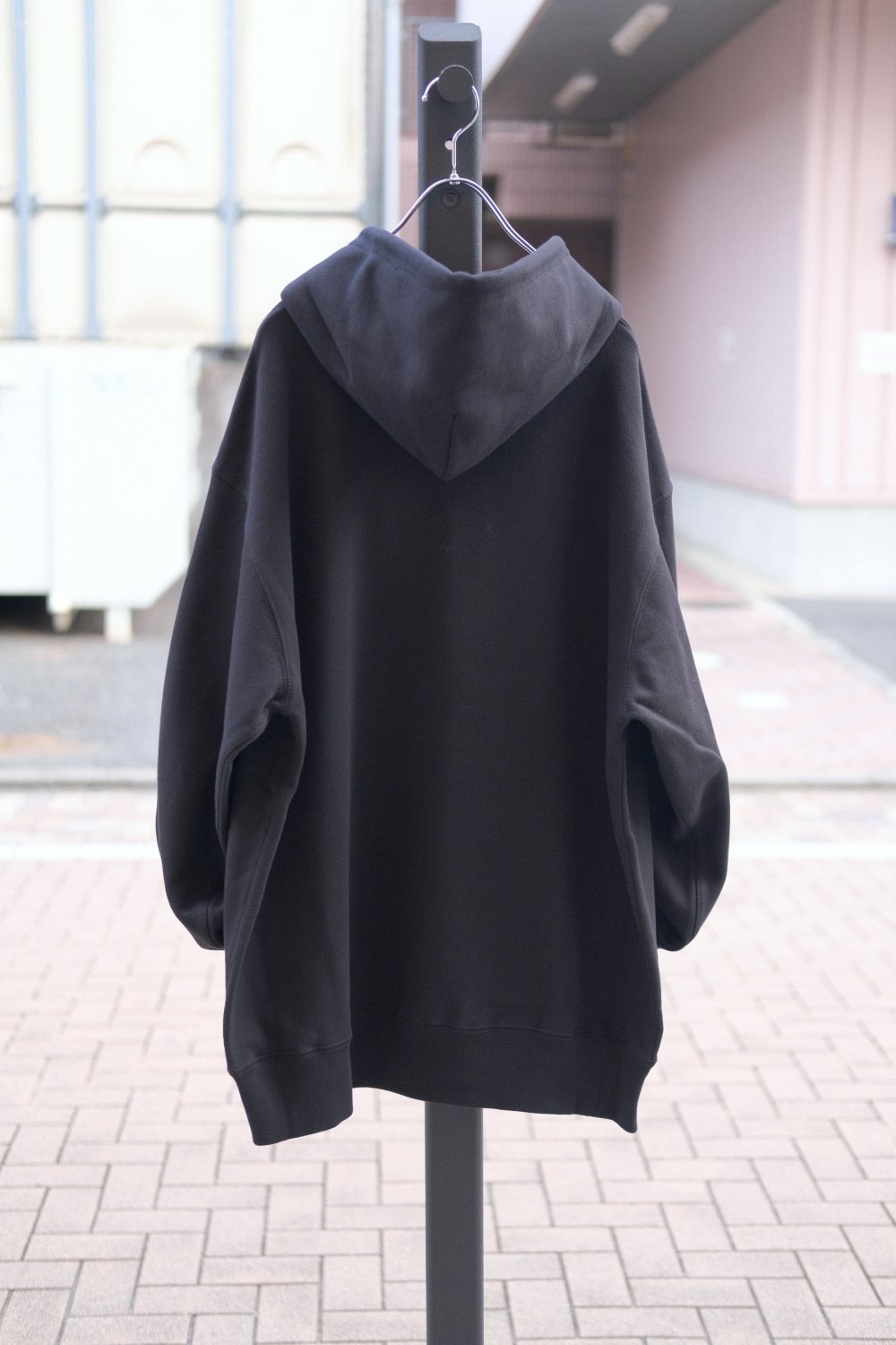 JieDa [ジエダ] CAR FONT HOODIE＜カーフォントスウェットパーカー＞ Jie-24W-CT12 2024AW BLACK