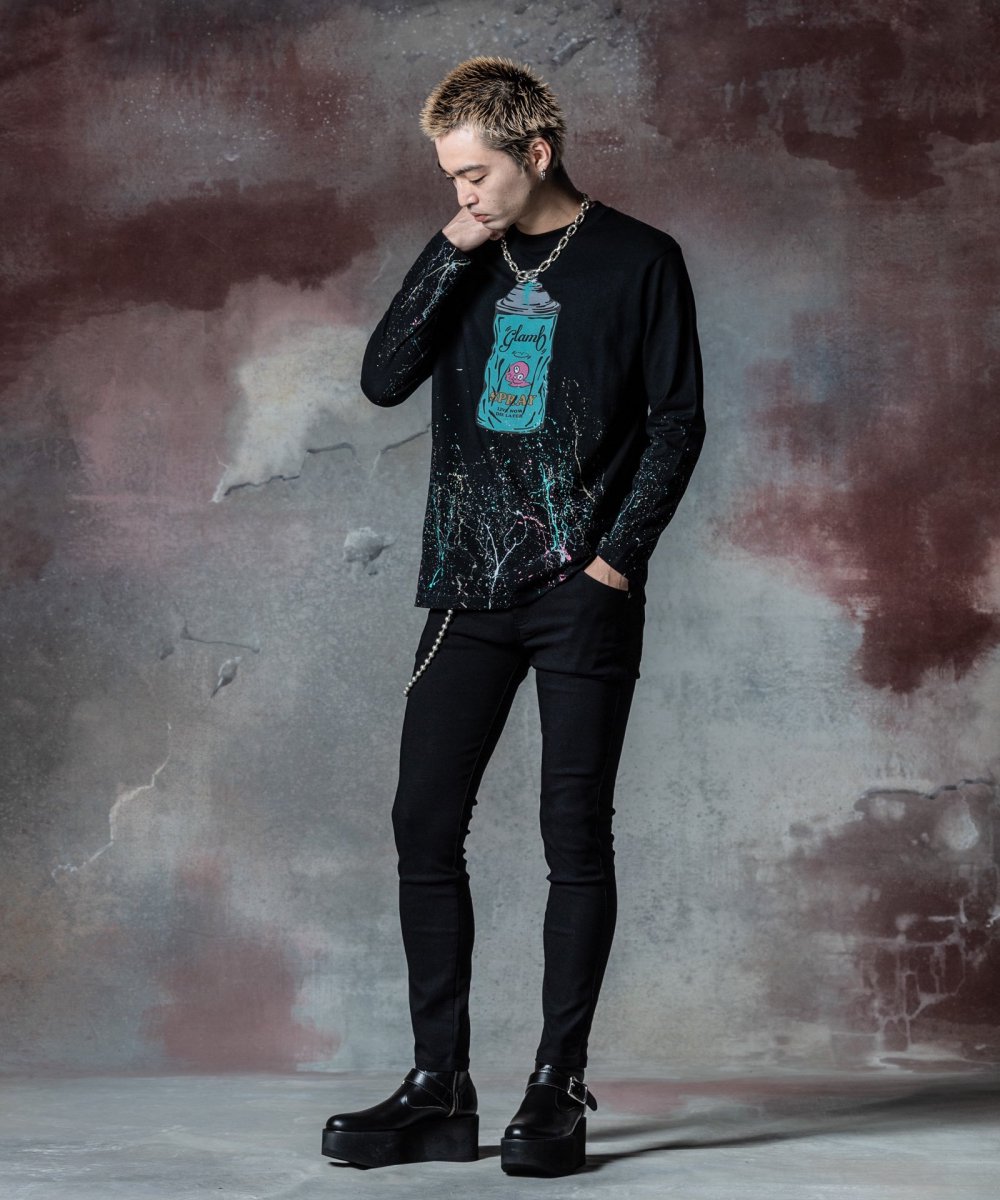 glamb [グラム] Hedi Easy Skinny Pants＜エディイージースキニーパンツ＞ GB0324/P15 2024AW BLACK