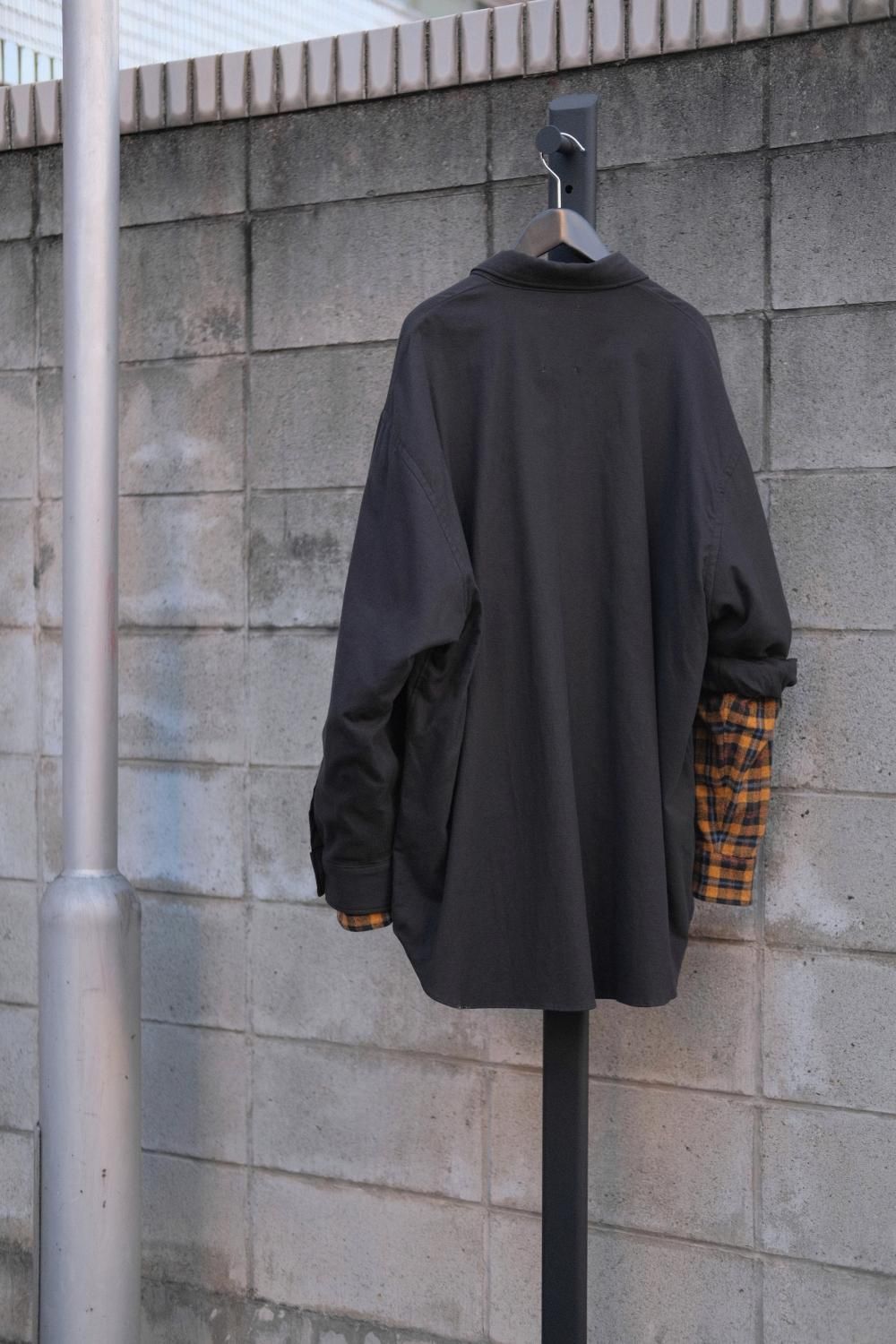 【STOF(ストフ)】Layer Sleeve Shirt シャツ STOF [ストフ] Layer Sleeve Shirt＜レイヤードスリーブシャツ
