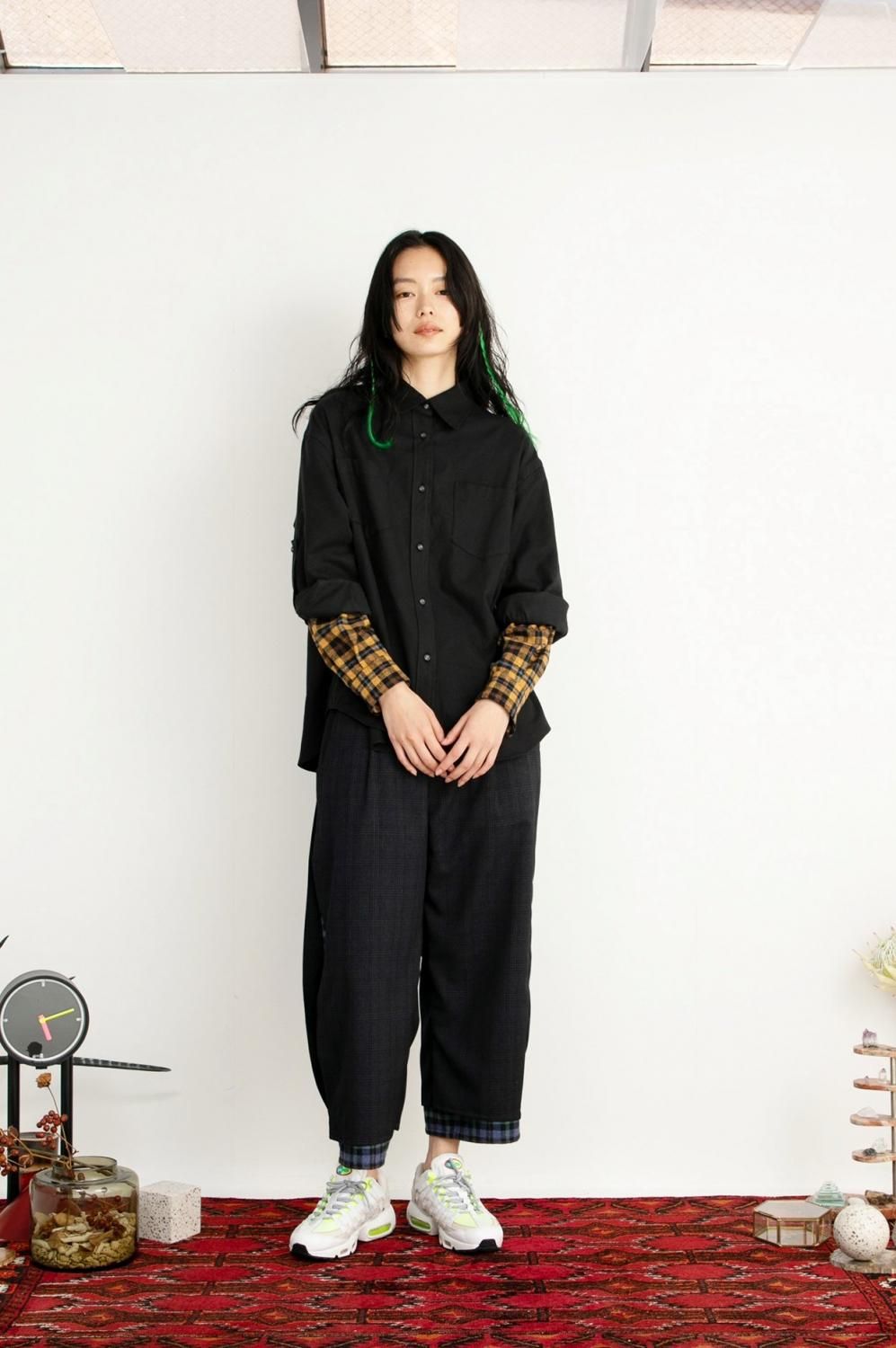 STOF [ストフ] Layer Sleeve Shirt＜レイヤードスリーブシャツ