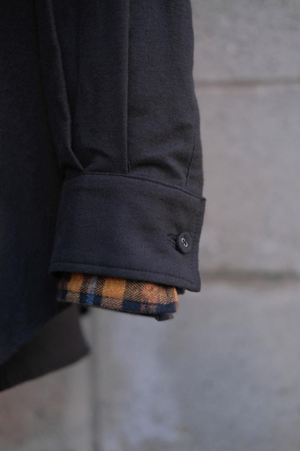 STOF [ストフ] Layer Sleeve Shirt＜レイヤードスリーブシャツ